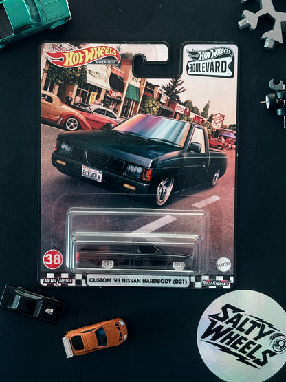 Hot Wheels Custom '93 Nissan Hardbody (D21) Boulevard #38 Premium Diecast