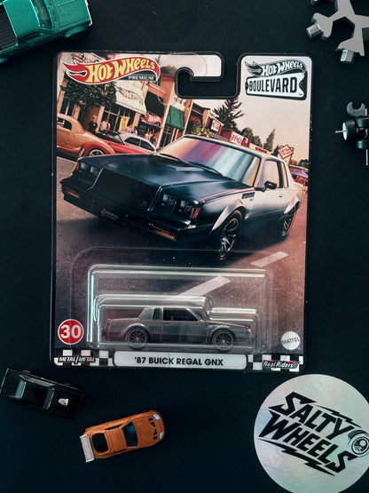 Hot Wheels '87 Buick Regal GNX Boulevard #30 Premium Diecast