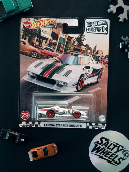 Hot Wheels Lancia Stratos Group 5 Boulevard #29 Premium Diecast