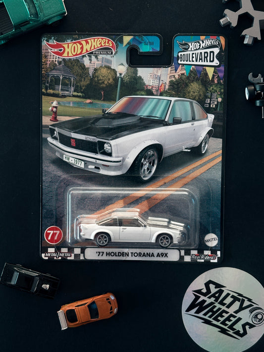 Hot Wheels '77 Holden Torana A9x Boulevard #78 Premium Diecast