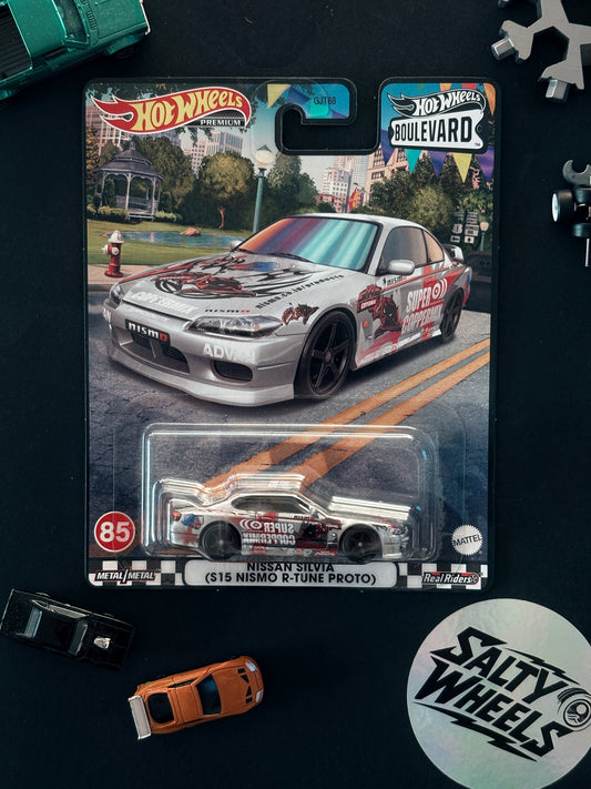 Hot Wheels Nissan Silvia (S15 Nismo R-Tune Proto) Boulevard #85 Premium Diecast