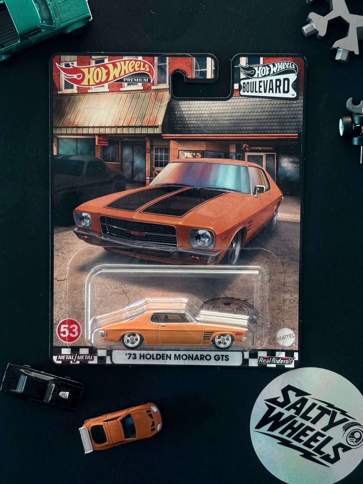 Hot Wheels'73 Holden Monaro GTS Boulevard #60 Premium Diecast