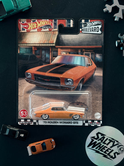 Hot Wheels'73 Holden Monaro GTS Boulevard #60 Premium Diecast