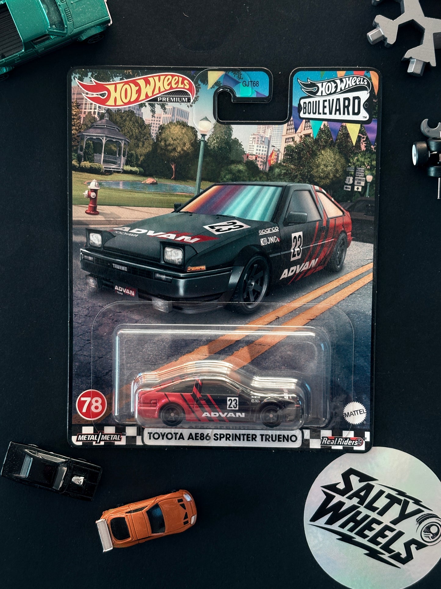 Hot Wheels Toyota AE86 Sprinter Trueno Boulevard #78 Premium Diecast