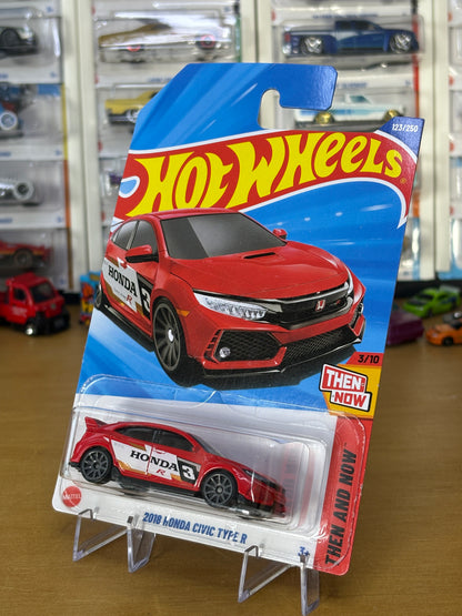 Hot Wheels Mainline / 2018 Honda Civic Type R / 2025 Then And Now 3/10