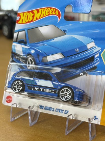 Hot Wheels Mainline / '90 Honda Civic EF / 2025 HW '70s vs '90s 1/10 Short Card