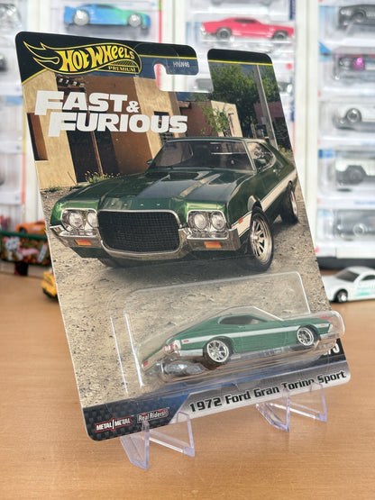 Hot Wheels Premium | 1972 Gran Torino Sport | 2024 HW Fast & Furious 3/5