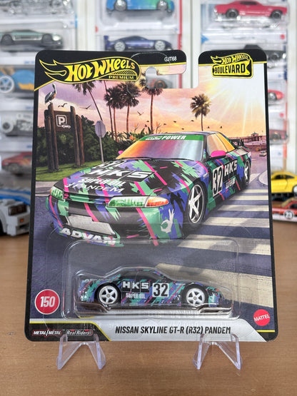 Hot Wheels Nissan Skyline GT-R (R32) Pandem Boulevard #150 Premium Diecast 2026