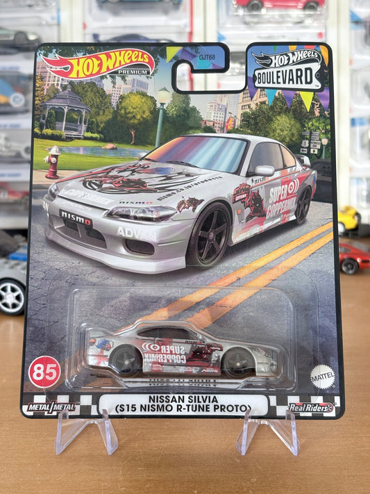 Hot Wheels Nissan Silvia (S15 Nismo R-Tune Proto) Boulevard #85 Premium Diecast