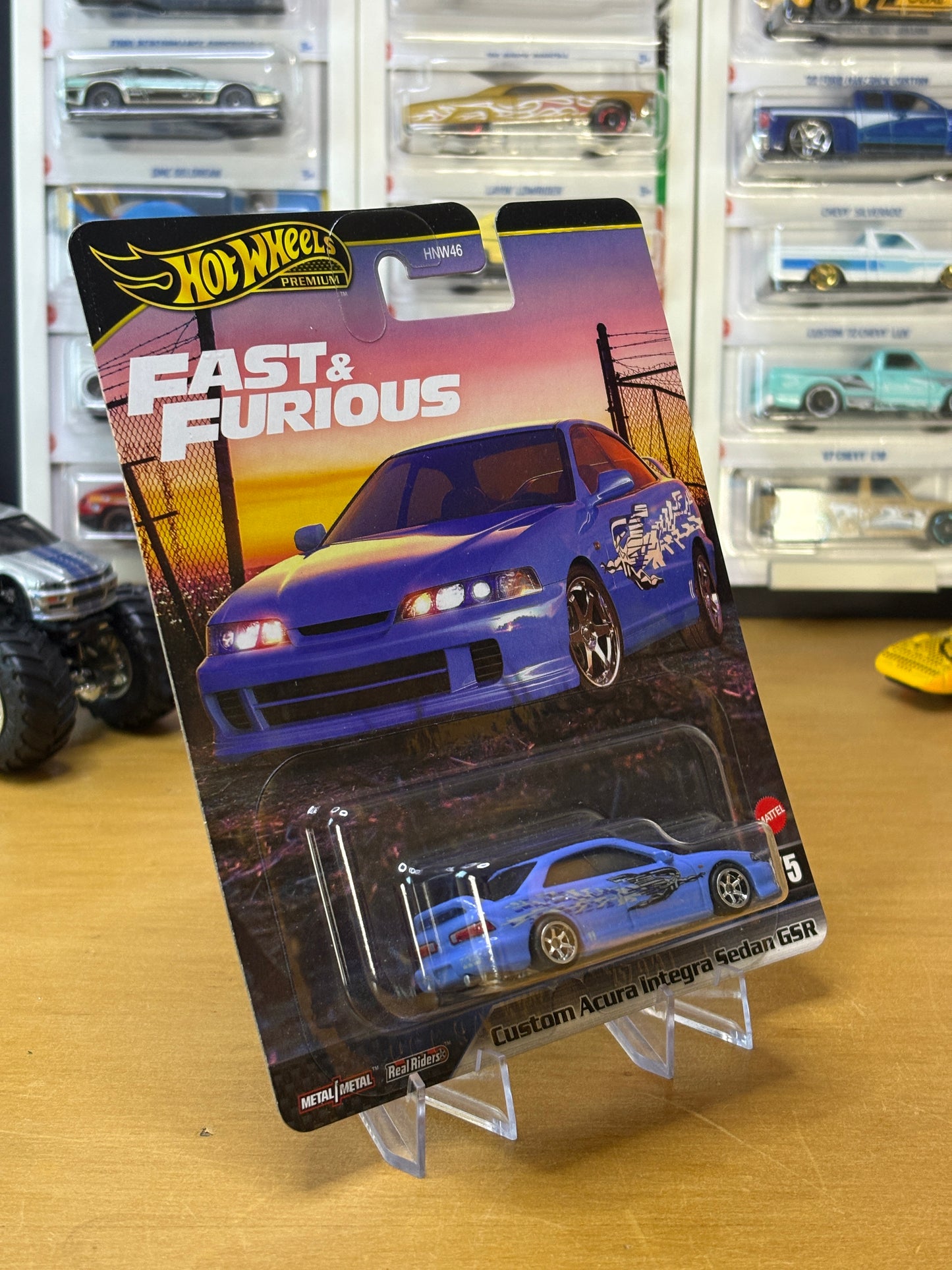 Hot Wheels Premium / Custom Acura Integra Sedan GSR / 2024 HW Fast & Furious 1/5