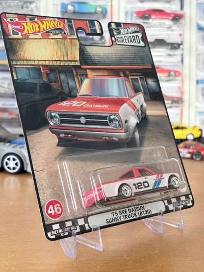 Hot Wheels '75 BRE Datsun Sunny Truck (B120) Boulevard #46 Premium Diecast