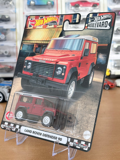 Hot Wheels Land Rover Defender 90 Boulevard #47 Premium Diecast