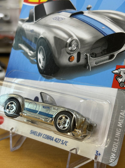 Hot Wheels Mainline / Shelby Cobra 427 S/C / 2024 HW Rolling Metal 1/5