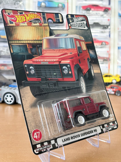Hot Wheels Land Rover Defender 90 Boulevard #47 Premium Diecast