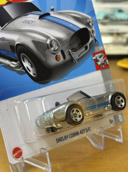 Hot Wheels Mainline / Shelby Cobra 427 S/C / 2024 HW Rolling Metal 1/5
