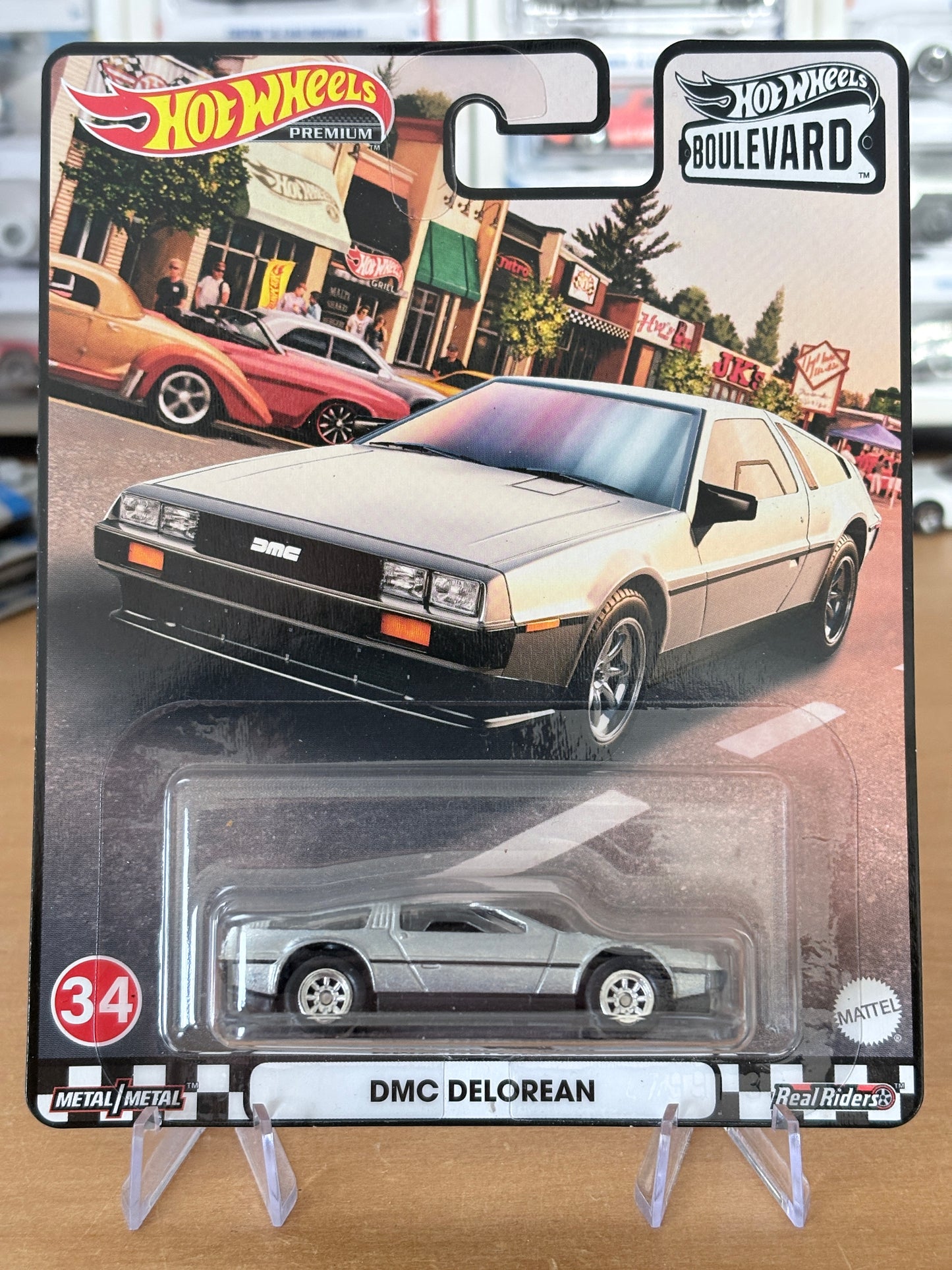 Hot Wheels DMC Delorean Boulevard #34 Premium Diecast