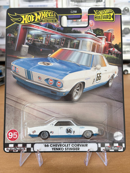 Hot Wheels '66 Chevrolet Corvair Yenko Stinger Boulevard #95 Premium Diecast