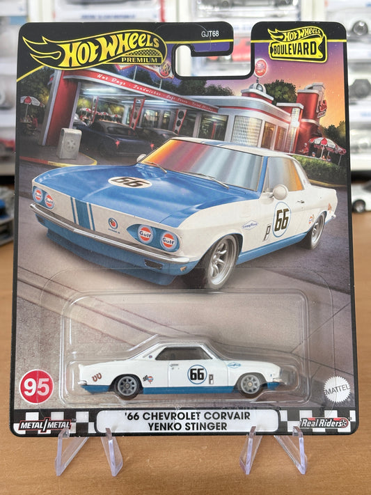 Hot Wheels '66 Chevrolet Corvair Yenko Stinger Boulevard #95 Premium Diecast