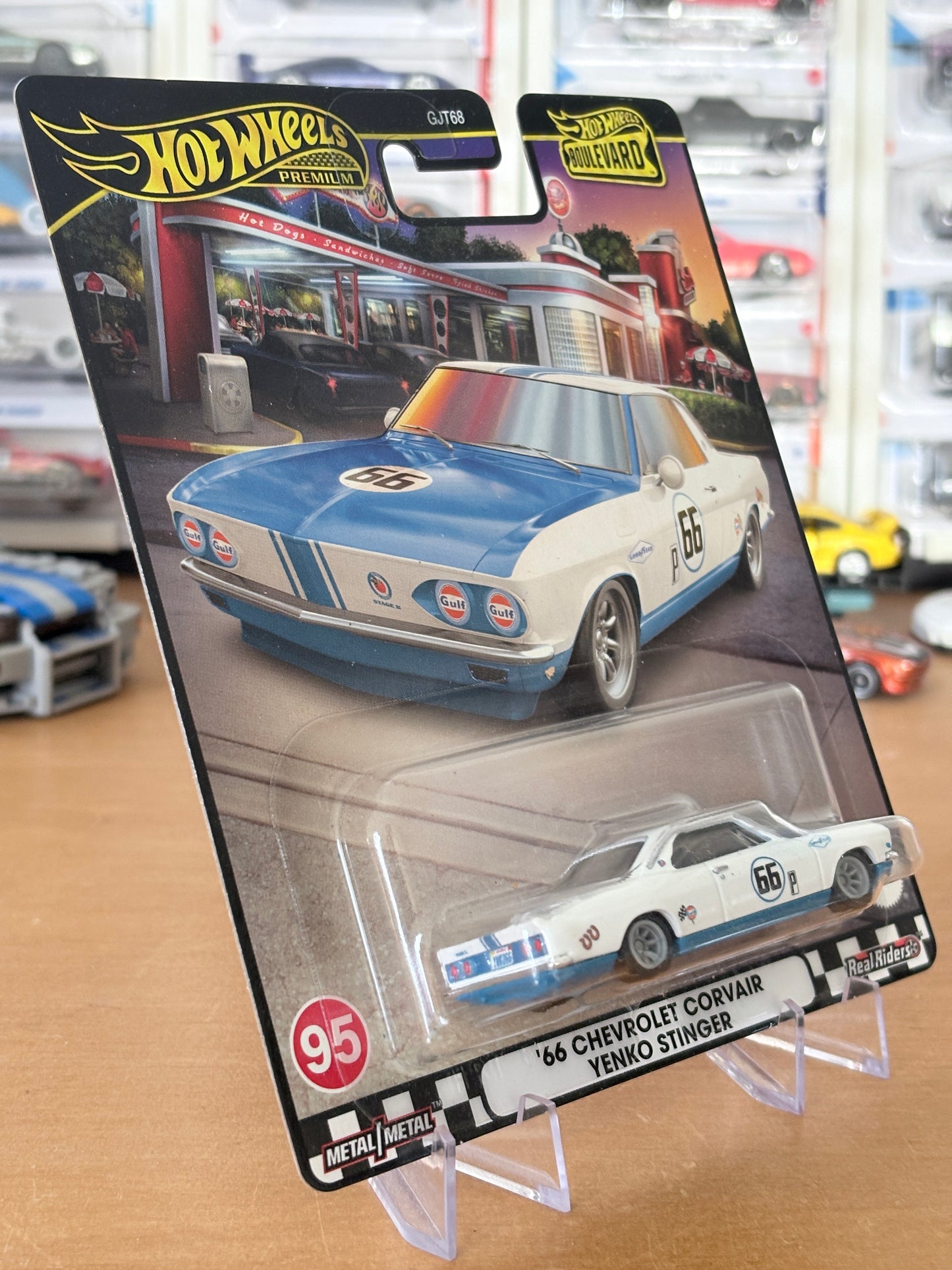 Hot Wheels '66 Chevrolet Corvair Yenko Stinger Boulevard #95 Premium Diecast