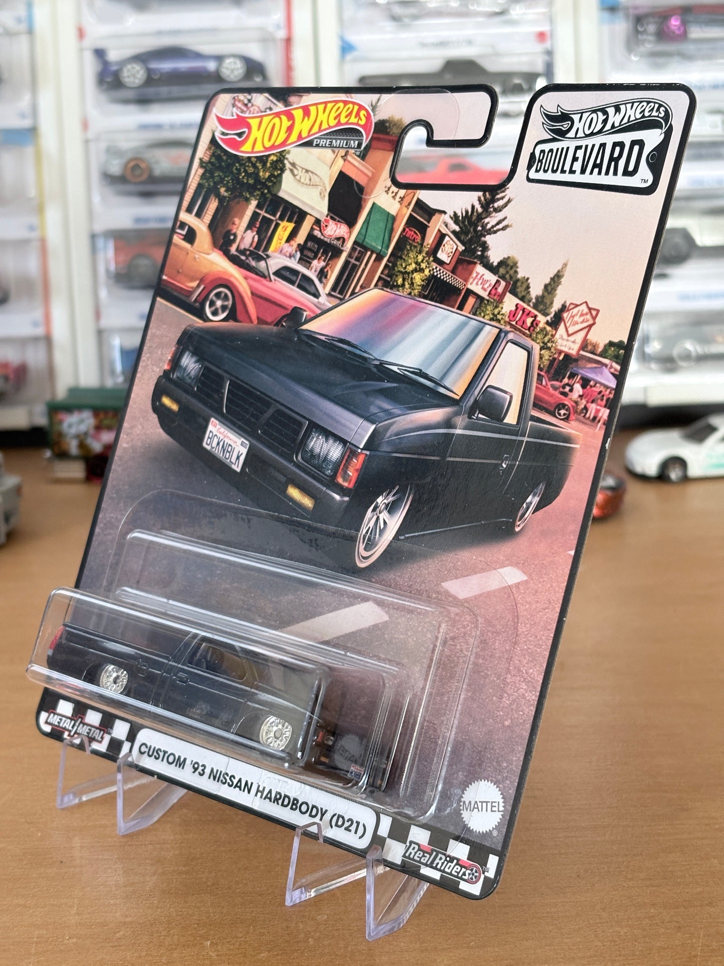 Hot Wheels Custom '93 Nissan Hardbody (D21) Boulevard #38 Premium Diecast