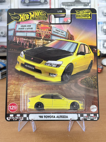 Hot Wheels '98 Toyota Altezza Boulevard #129 Premium Diecast