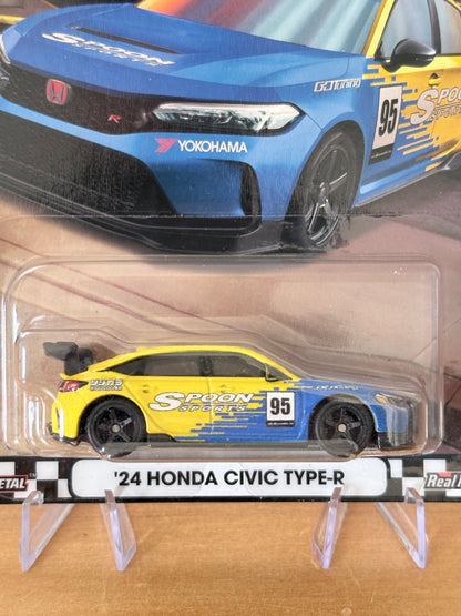 Hot Wheels '24 Honda Civic Type-R Boulevard #105 Premium Diecast