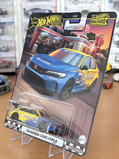 Hot Wheels '24 Honda Civic Type-R Boulevard #105 Premium Diecast