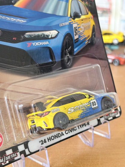 Hot Wheels '24 Honda Civic Type-R Boulevard #105 Premium Diecast