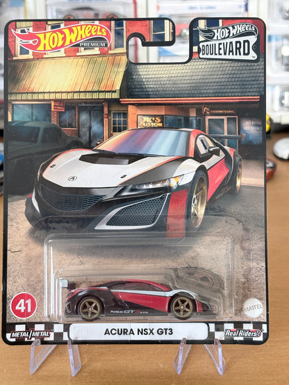 Hot Wheels Acura NSX GT3 Boulevard #41 Premium Diecast
