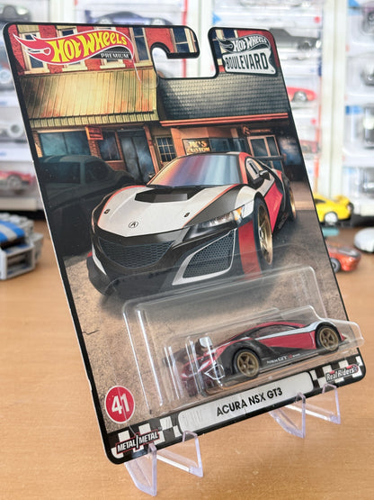 Hot Wheels Acura NSX GT3 Boulevard #41 Premium Diecast