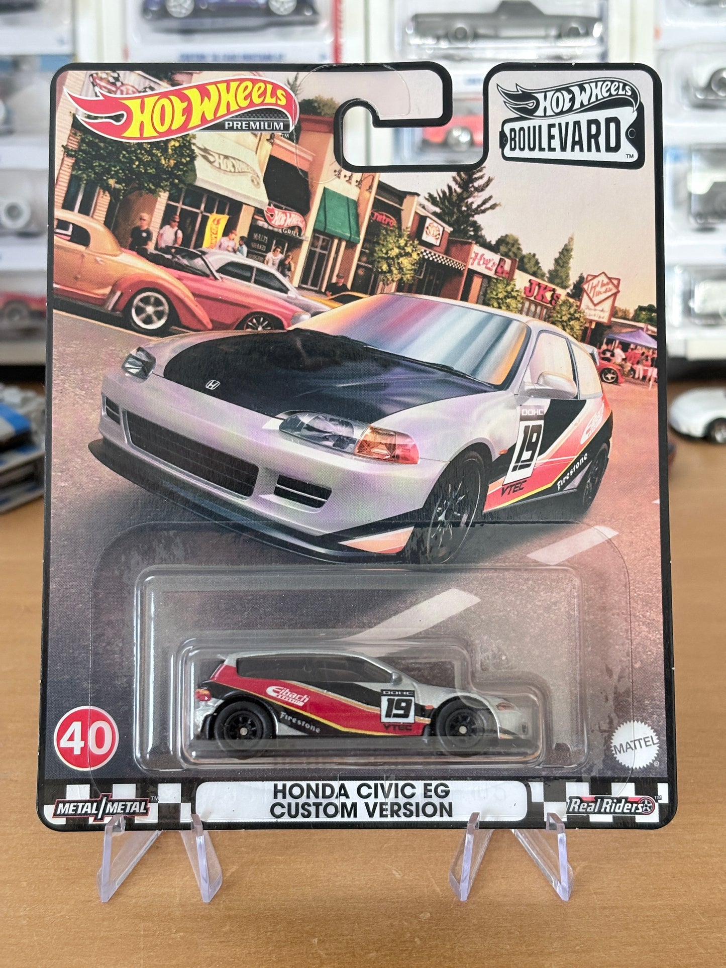Hot Wheels Honda Civic EG Custom Version Boulevard #40 Premium Diecast