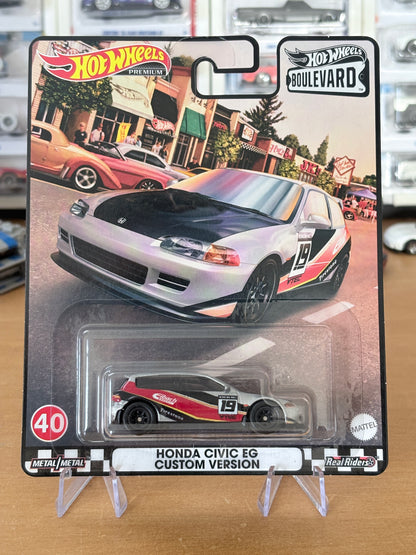 Hot Wheels Honda Civic EG Custom Version Boulevard #40 Premium Diecast