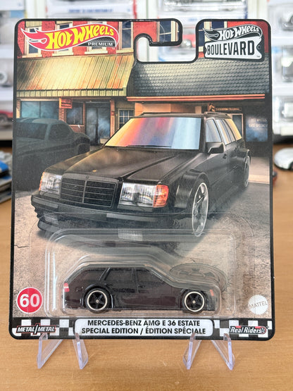 Hot Wheels Mercedes-Benz AMG E 36 Estate Special Edition Boulevard #60 Premium Diecast