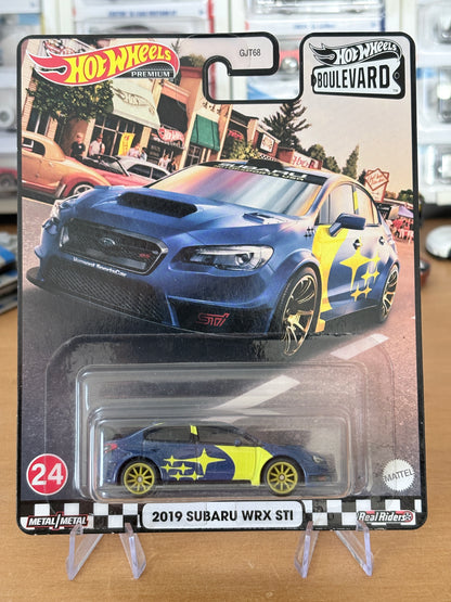Hot Wheels 2019 Subaru WRX STI Boulevard #24 Premium Diecast