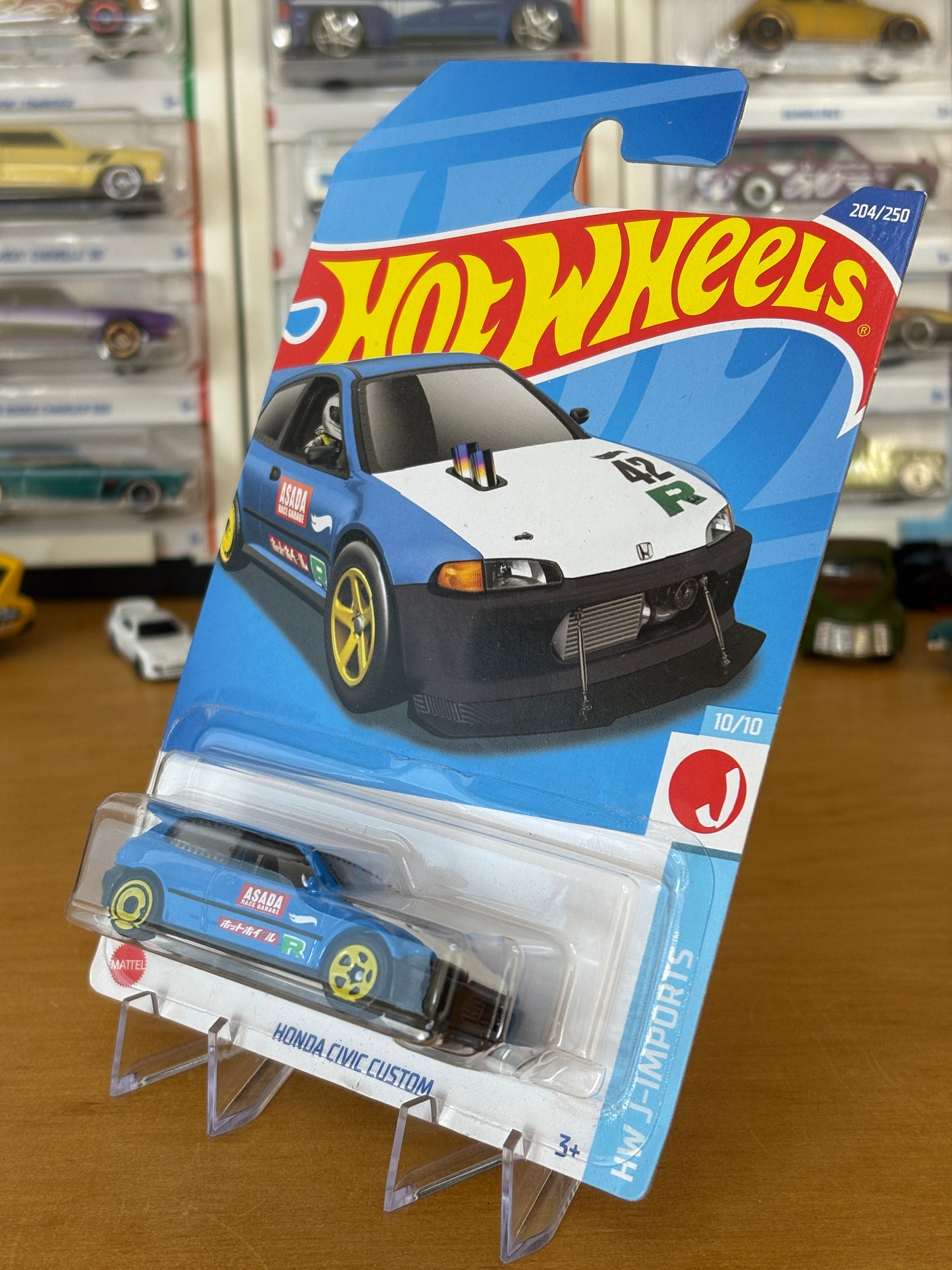 Hot Wheels Mainline / Honda Civic Custom / 2021 HW J-Imports 10/10