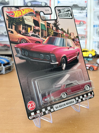 Hot Wheels'64 Buick Riviera Boulevard #23 Premium Diecast
