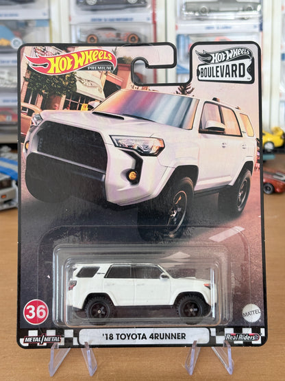 Hot Wheels '18 Toyota 4Runner Boulevard #36 Premium Diecast