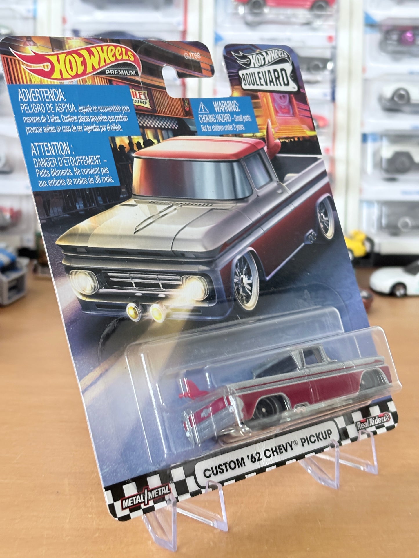 Hot Wheels Custom '62 Chevy Pickup Boulevard #8 Premium Diecast