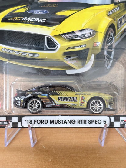 Hot Wheels Custom '18 Ford Mustang RTR Spec 5 Boulevard #61 Premium Diecast