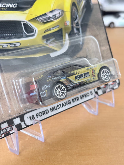 Hot Wheels Custom '18 Ford Mustang RTR Spec 5 Boulevard #61 Premium Diecast