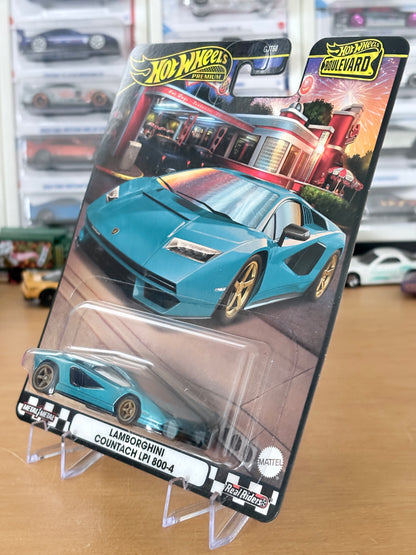 Hot Wheels Custom Lamborghini Countach LPI 800-4 Boulevard #100 Premium Diecast