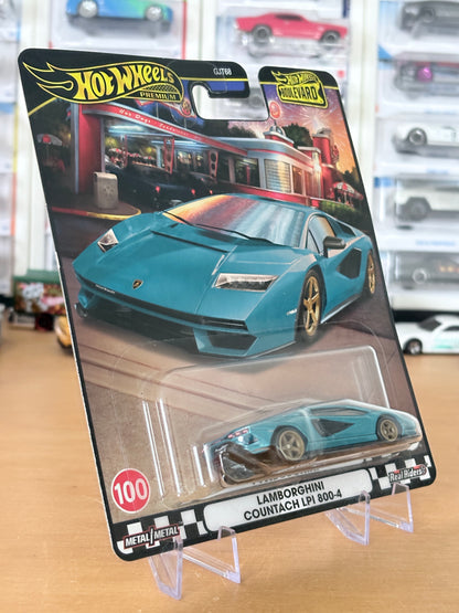 Hot Wheels Custom Lamborghini Countach LPI 800-4 Boulevard #100 Premium Diecast