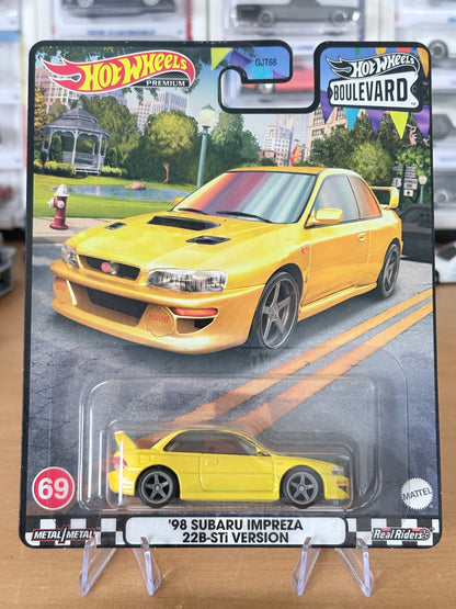 Hot Wheels '98 Subaru Impreza 22B-STI Version Boulevard #69 Premium Diecast