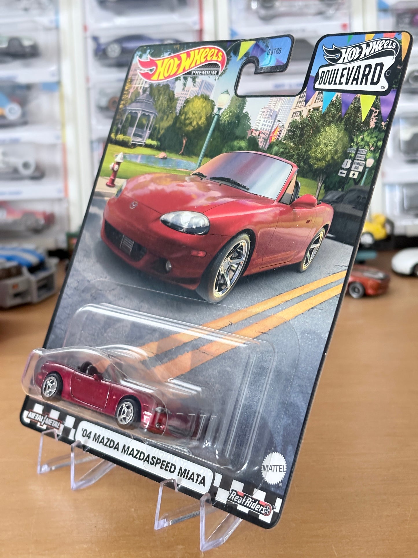 Hot Wheels '04 Mazda Mazdaspeed Miata Boulevard #75 Premium Diecast