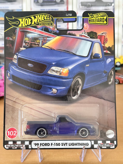 Hot Wheels '99 Ford F-150 SVT Lightning Boulevard #102 Premium Diecast