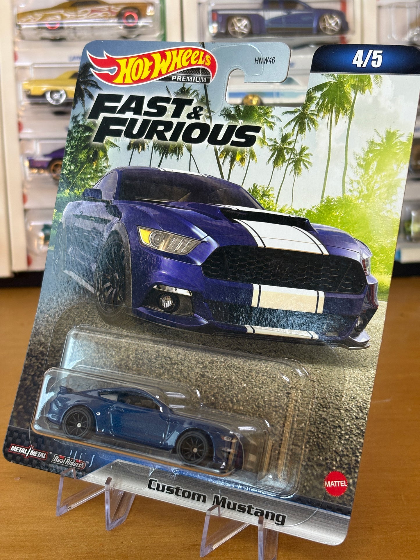 Hot Wheels Premium / Custom Mustang / 2024 HW Fast & Furious 4/5