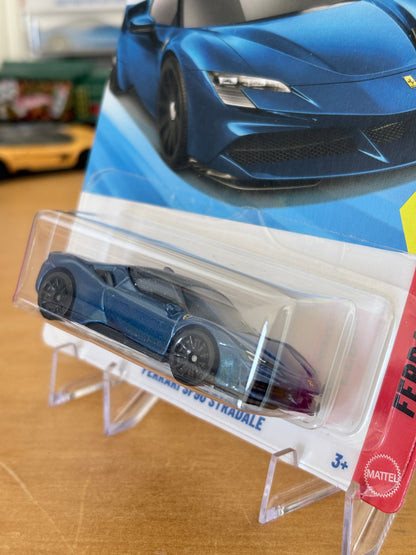 Hot Wheels Ferrari SF90 Stredale | Ferrari 1/5 Short Card BLUE