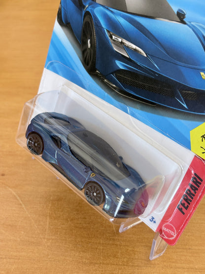 Hot Wheels Ferrari SF90 Stredale | Ferrari 1/5 Short Card BLUE