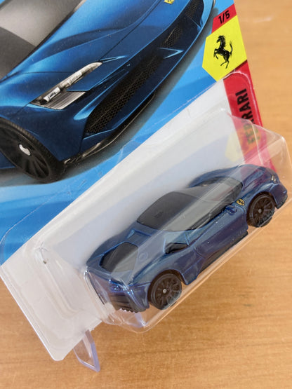 Hot Wheels Ferrari SF90 Stredale | Ferrari 1/5 Short Card BLUE