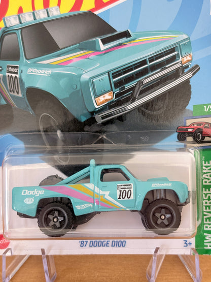 Hot Wheels '87 Dodge D100 | HW Reverse Rake 1/5